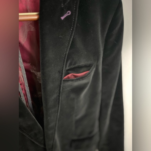 Ted Baker London Velour/Velvet Jacket ~ Size 8 - Picture 8 of 11